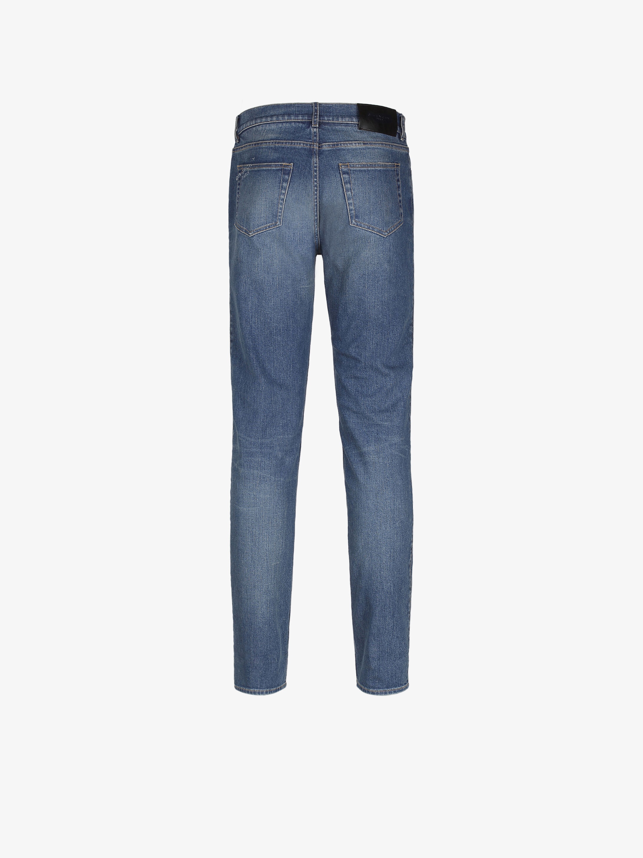 GIVENCHY PARIS slim fit jeans with stamp - 3