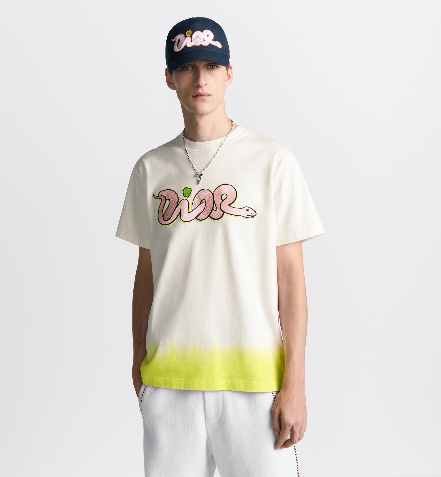 Dior DIOR AND KAWS T-Shirt, Relaxed Fit | REVERSIBLE