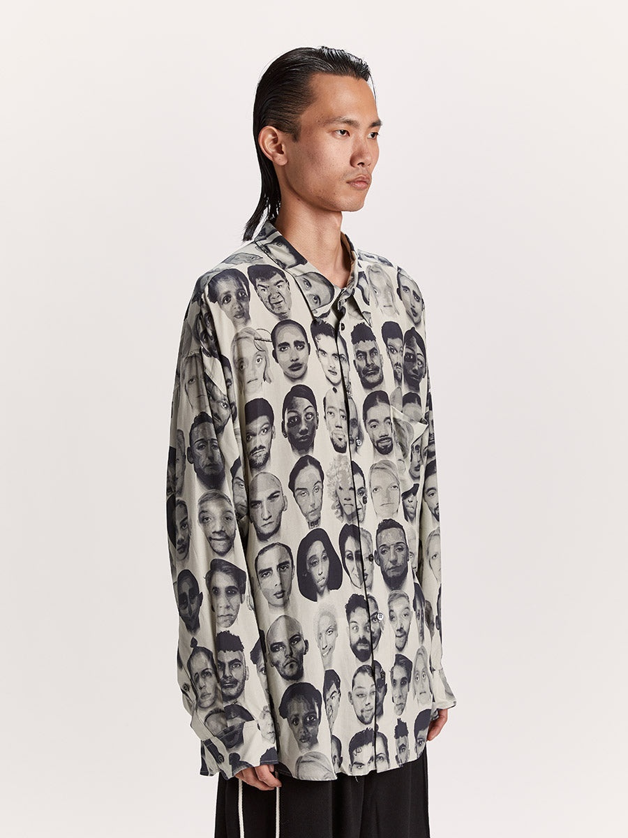 Finalists Twisted Shirt Black And White Mix - 4