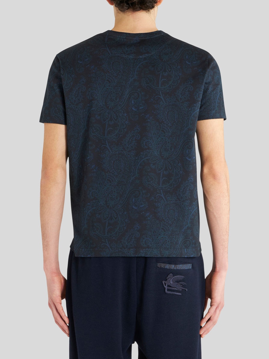 PAISLEY COTTON T-SHIRT - 4