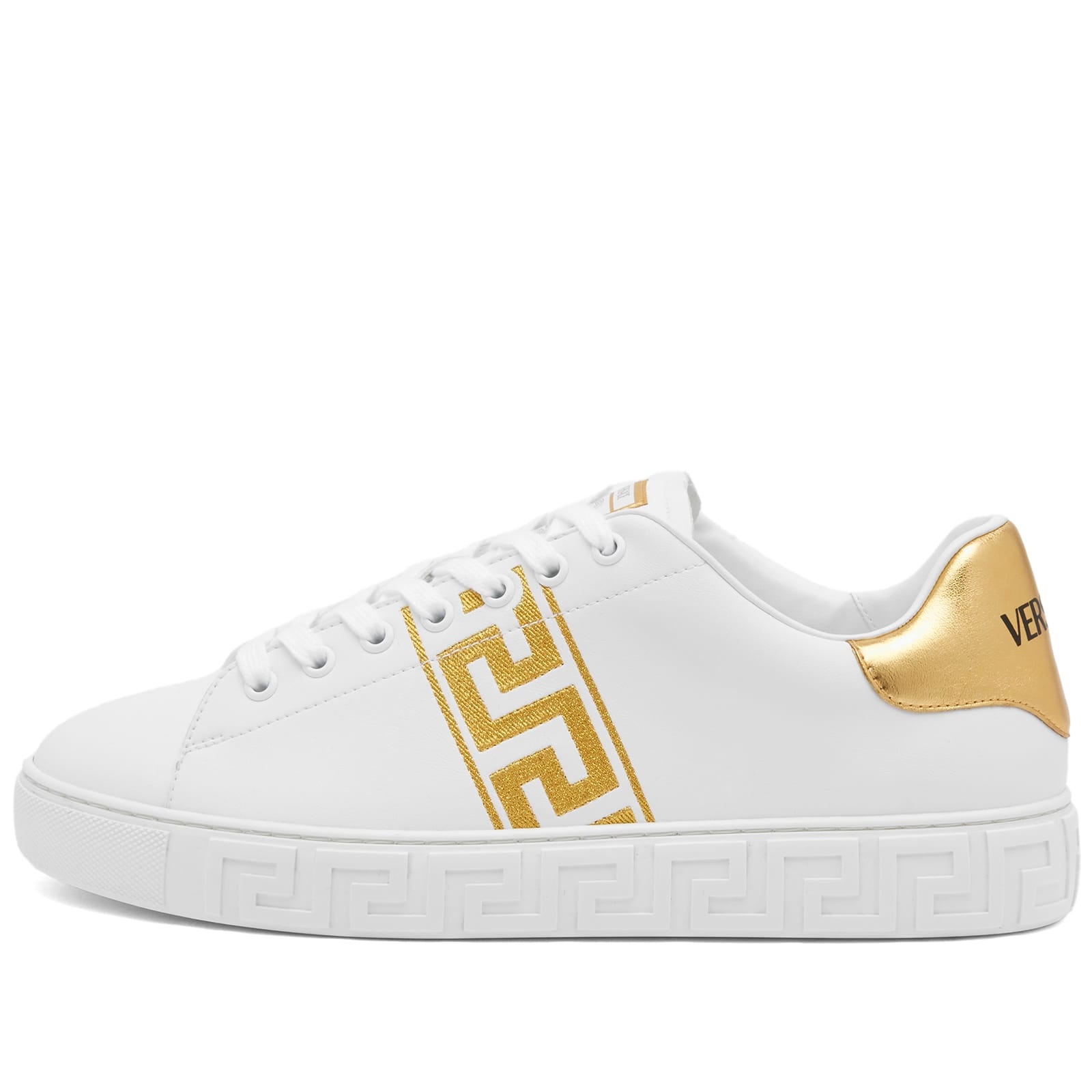 Versace Greek Sole Embroidered Band Sneaker - 2