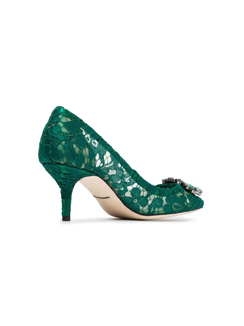 Bellucci 60mm Taormina lace pumps - 4