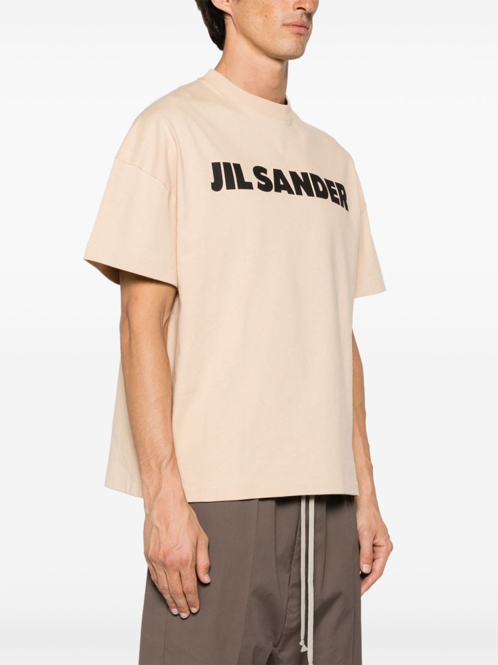 【関税＆送料込み】Jil Sander Ivory Cotton T-Shirt J22GC0136J45148_102-4_91e82918