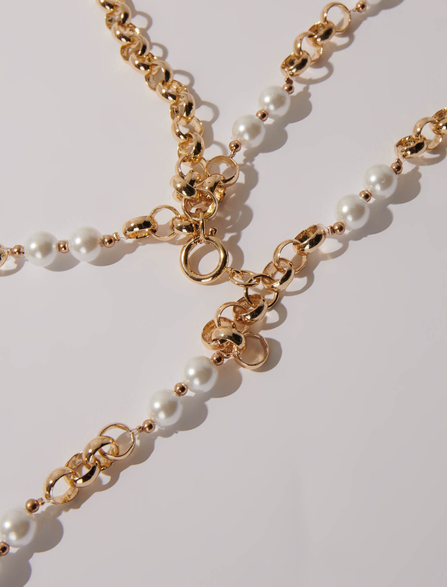 Mixed bead and metal belt - 6