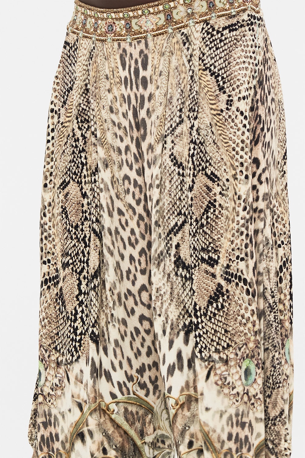 JERSEY RIB DRAPE PANT WITH POCKETS - 6