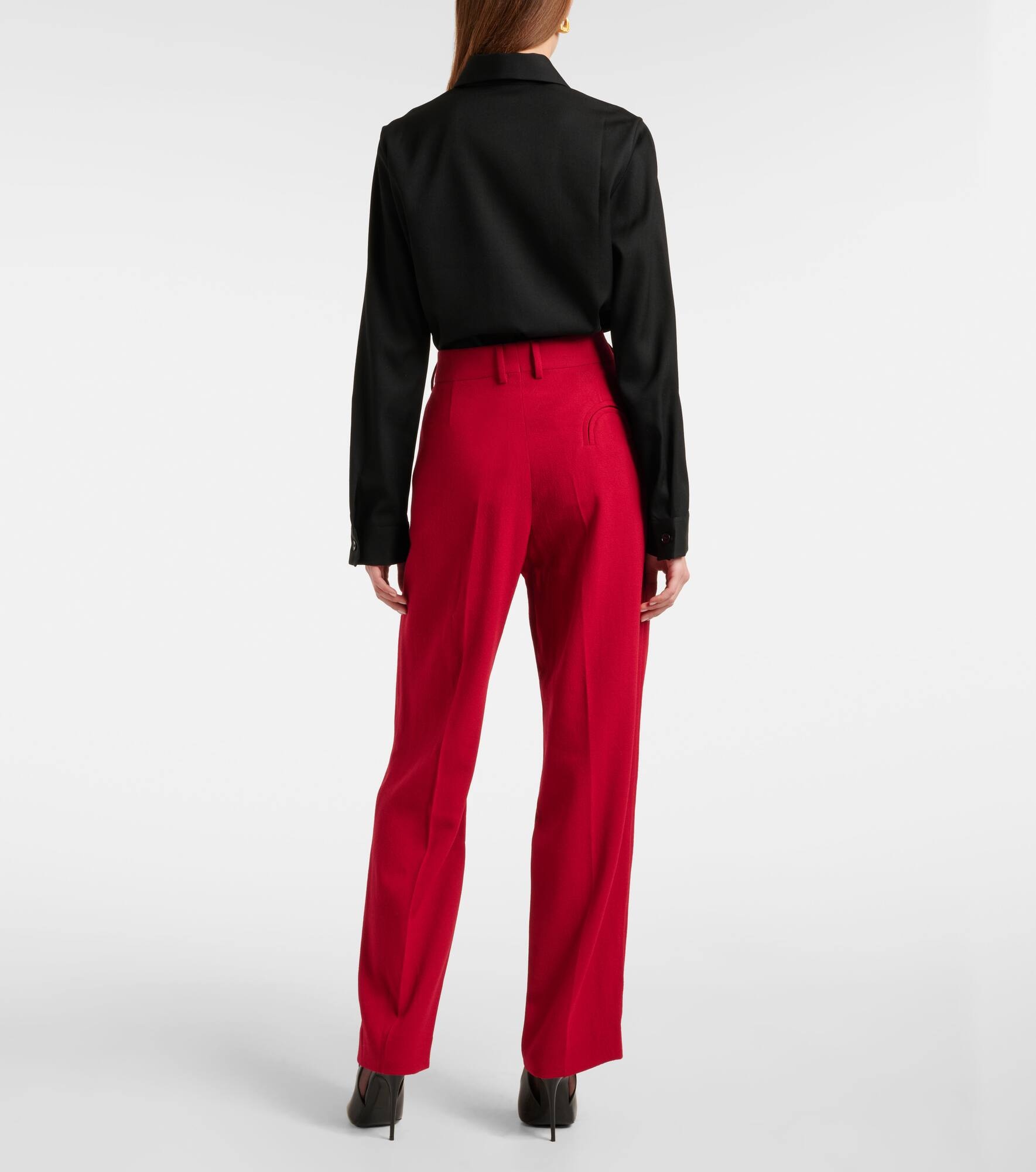 Cool & Easy wool wide-leg pants - 3