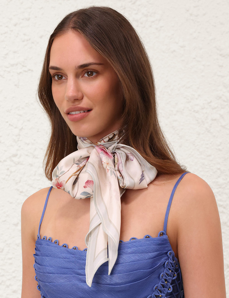 Zimmermann PRINTED SILK NECK SCARF outlook