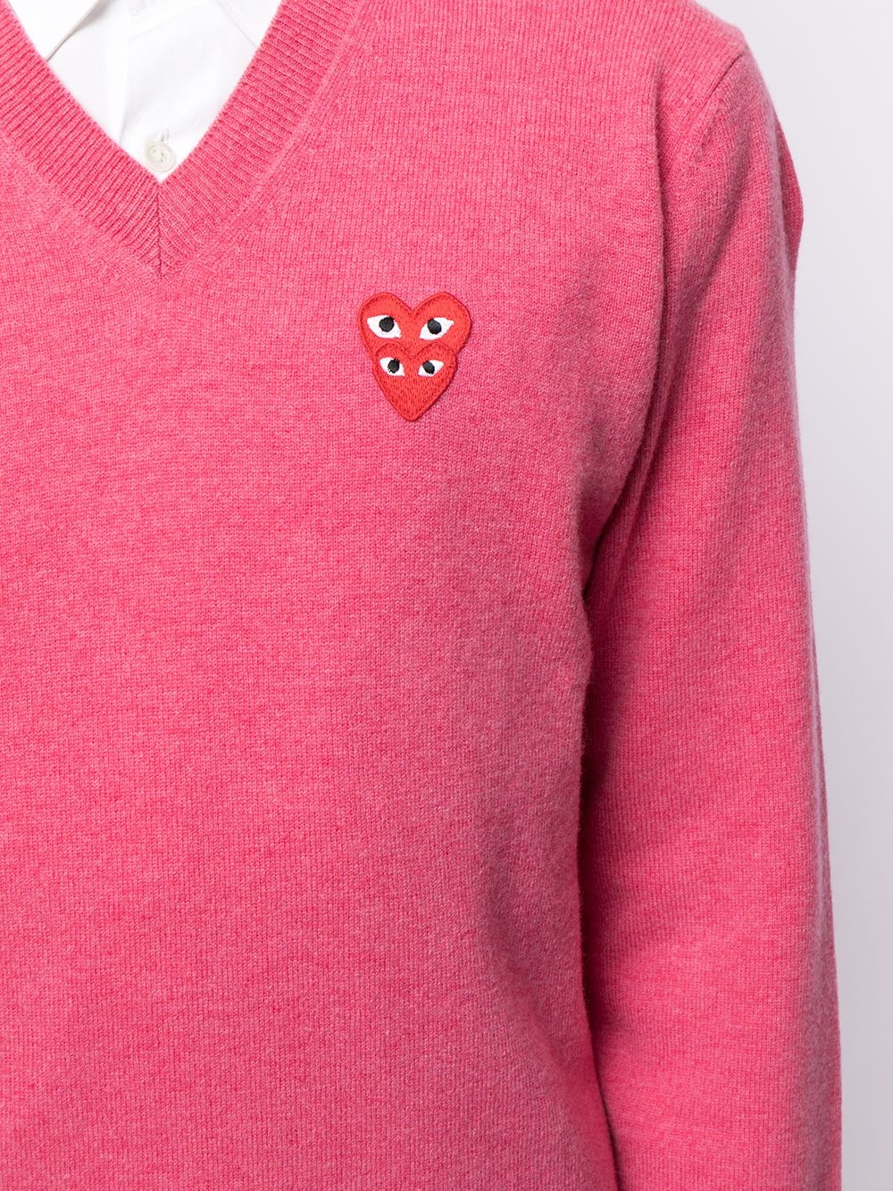 heart logo cotton jumper - 5