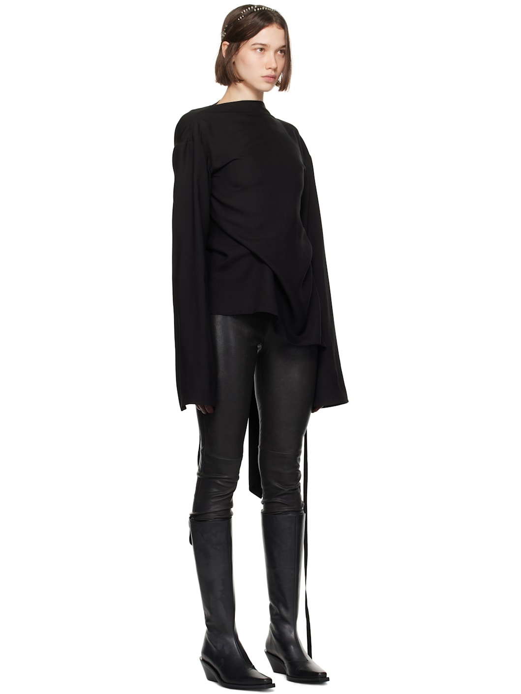 Black Hella Blouse - 2