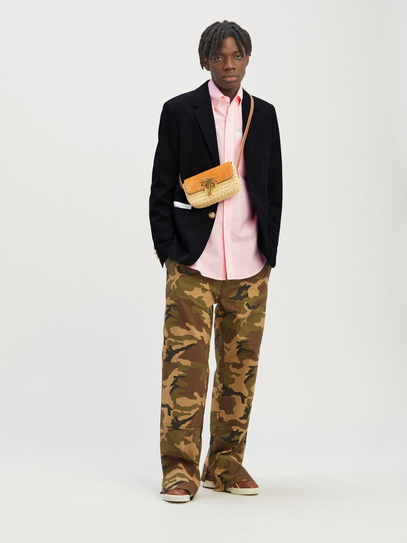 Palm Angels Sartorial Tape Long Sleeved Shirt outlook