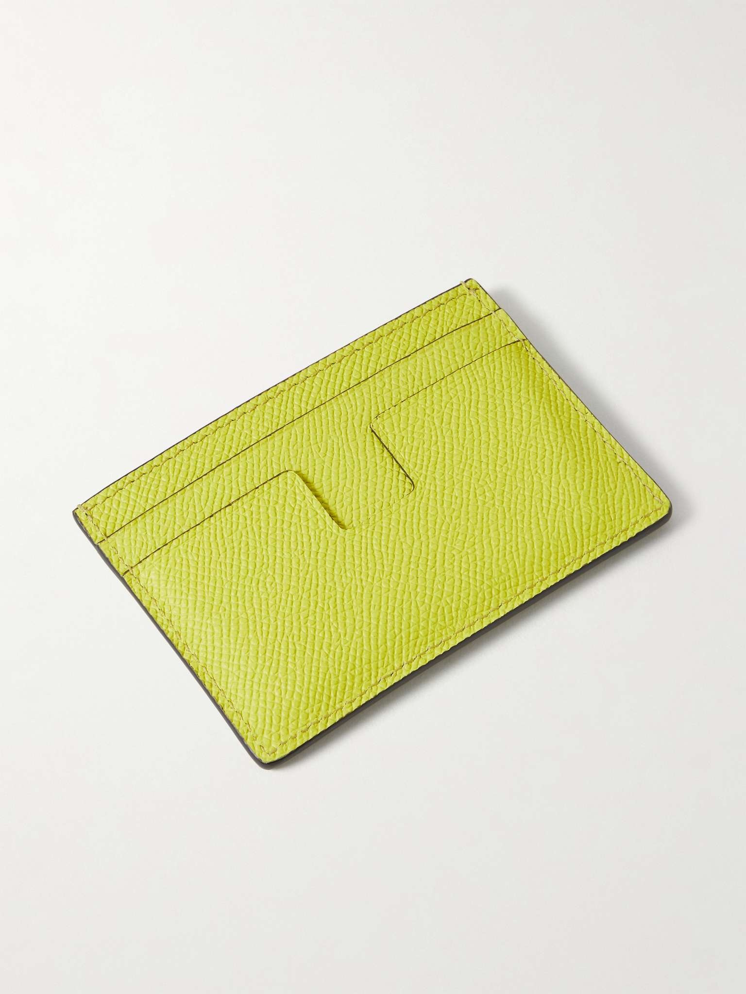 TOM FORD Logo-Appliquéd Full-Grain Leather Cardholder | REVERSIBLE