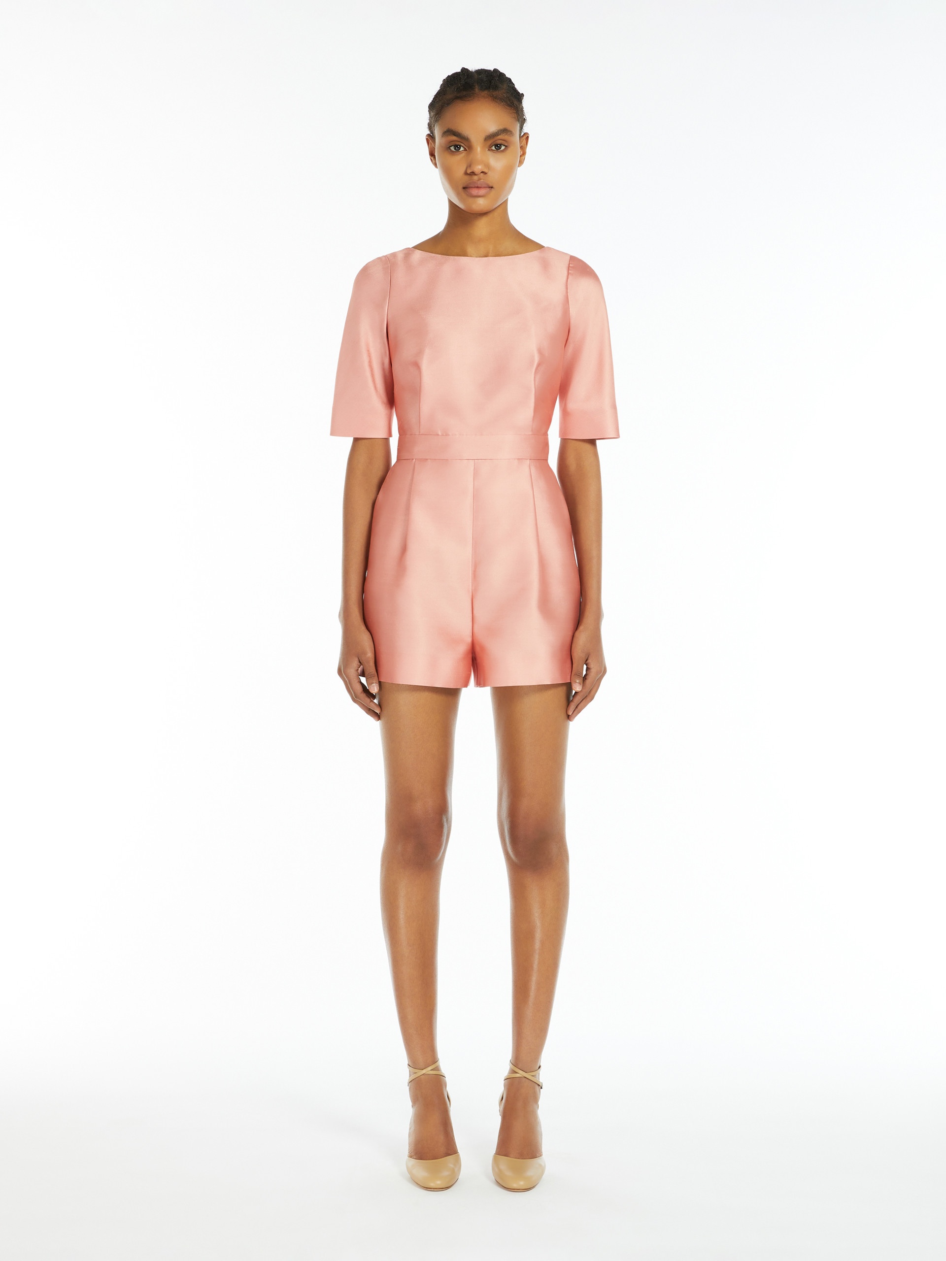 SANDALO Silk blend shantung jumpsuit - 3