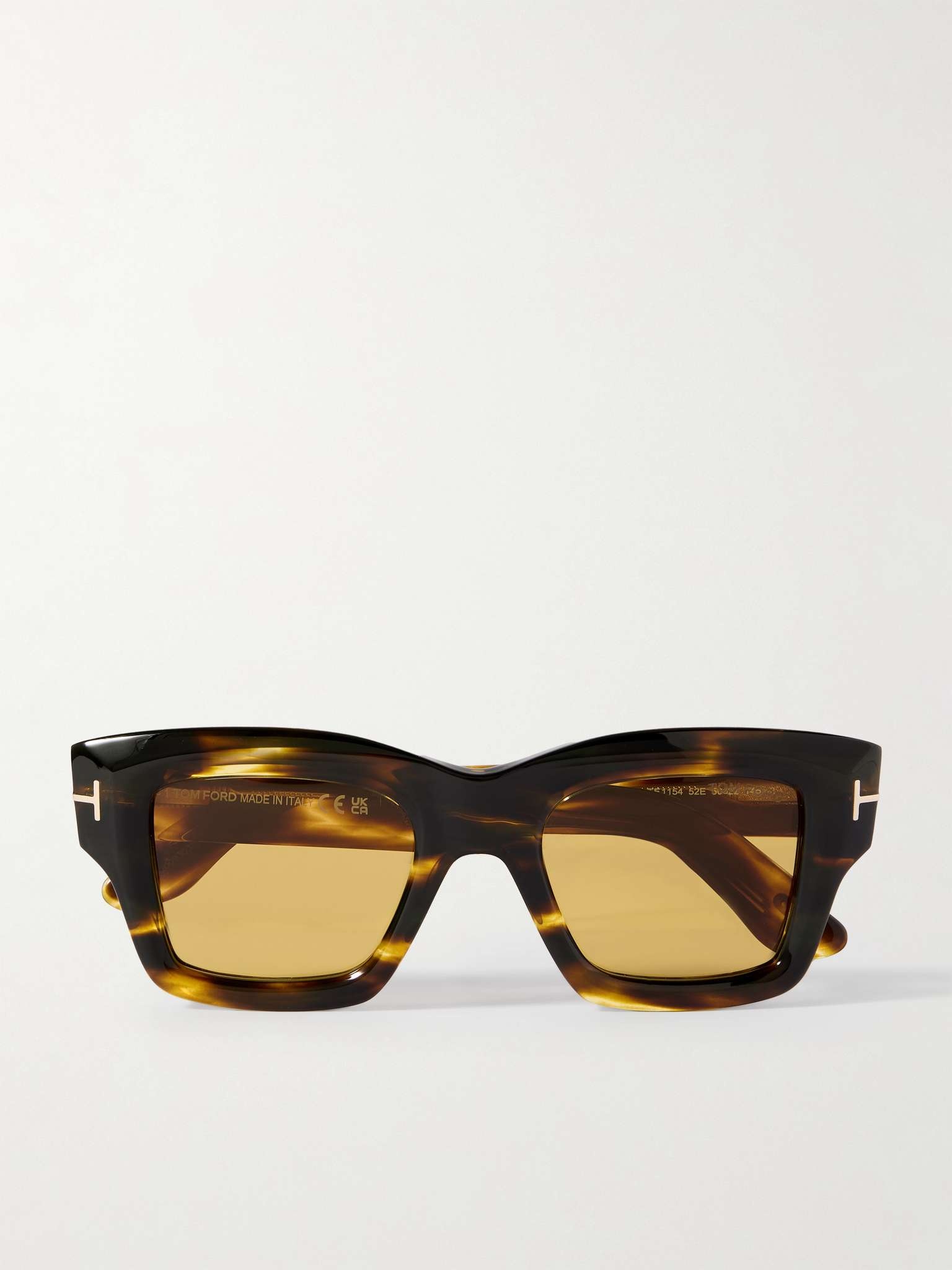 Ilias Square-Frame Tortoiseshell Acetate Sunglasses - 1