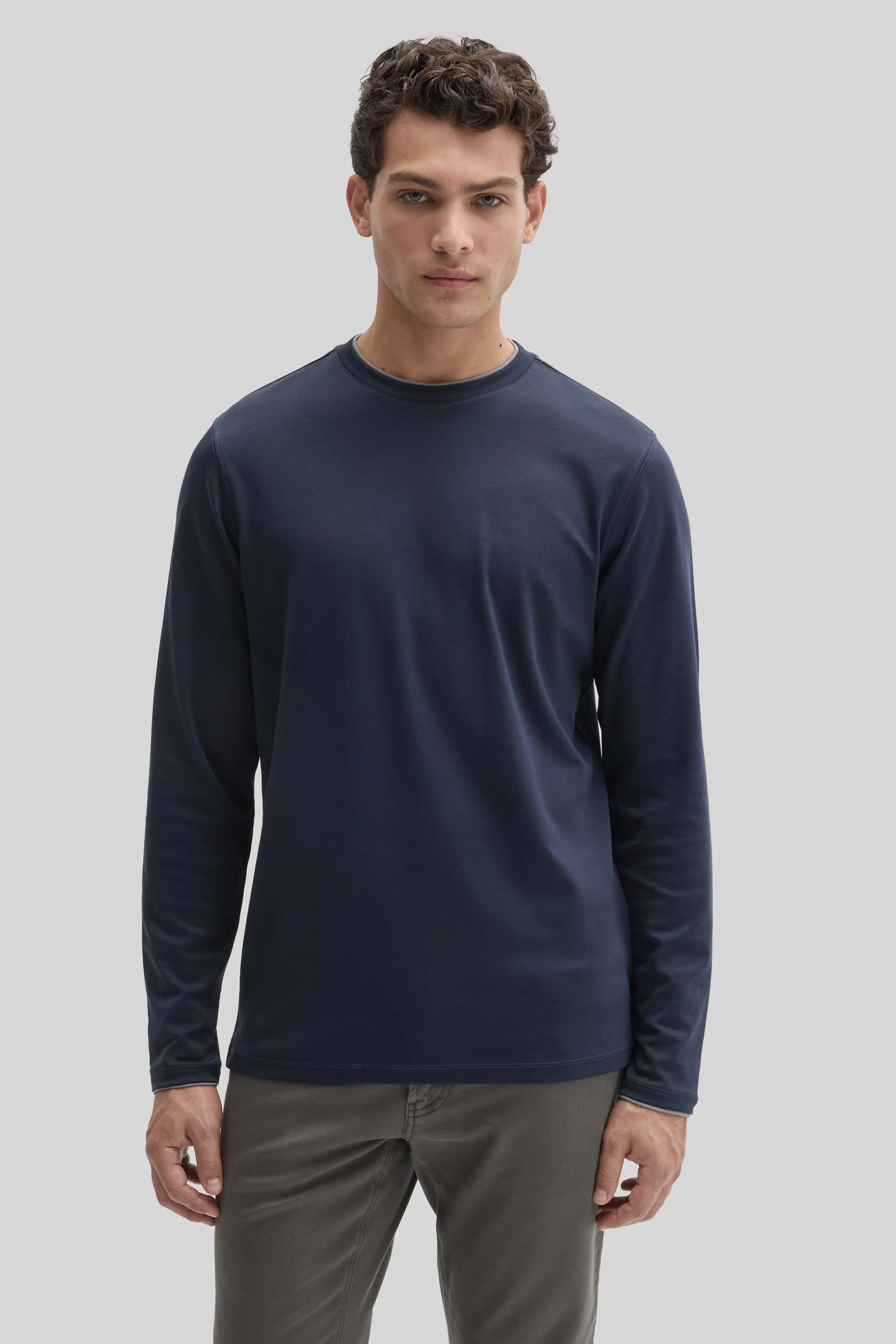 The Barakett Double Neck Long Sleeve Tee - 1