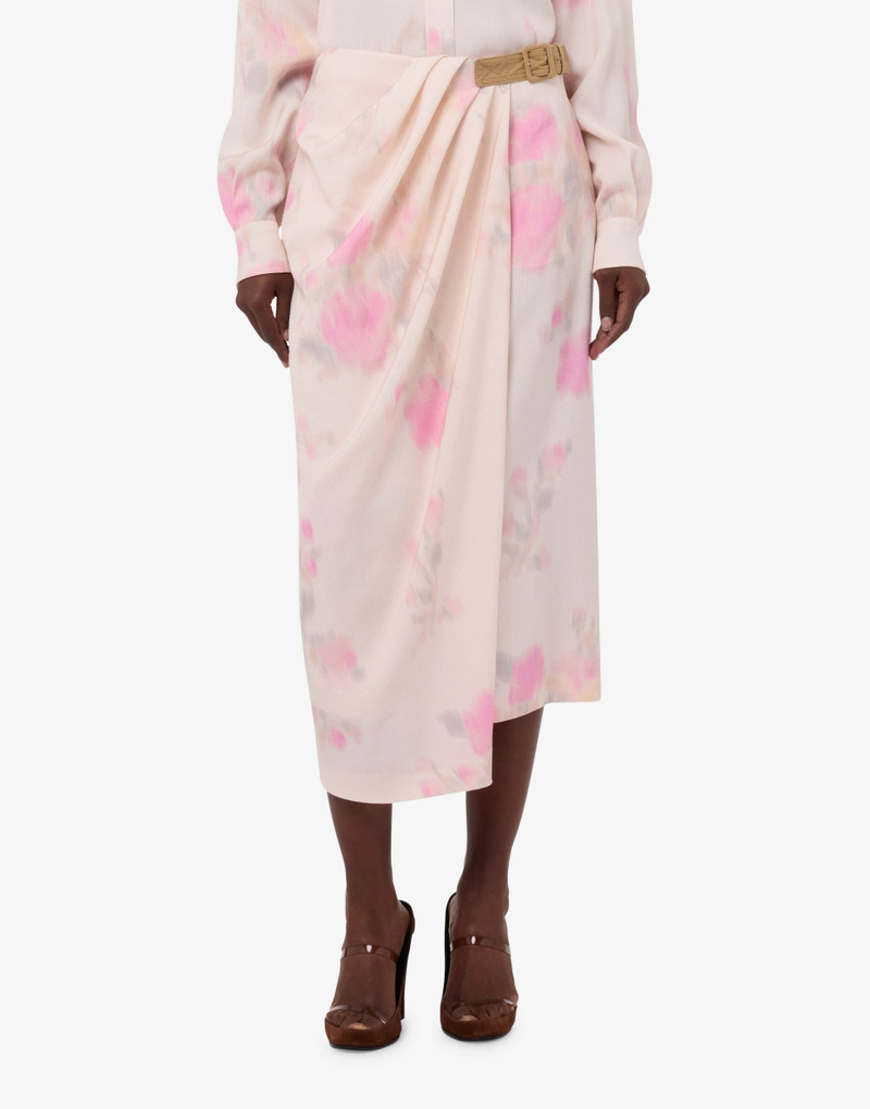 PRINTED WRAP SKIRT 1