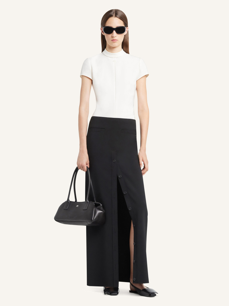 courrèges HERITAGE BUTTONED LONG SKIRT outlook