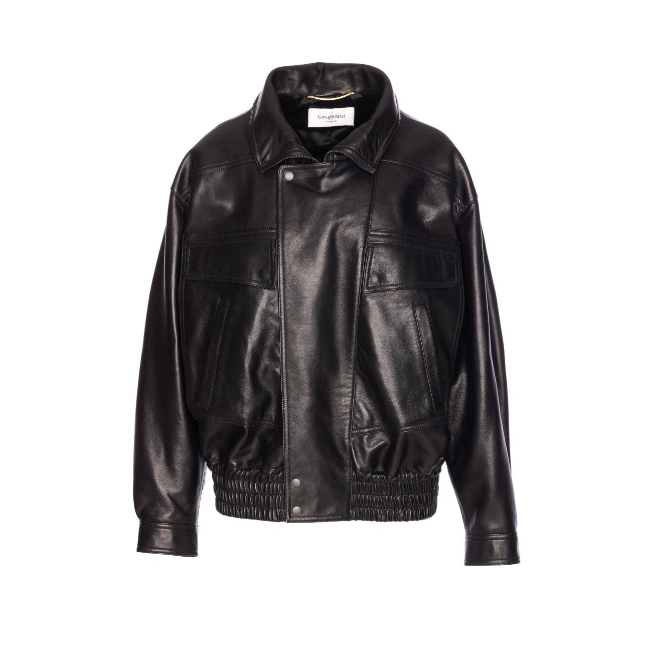 Saint Laurent Women Lambskin Bomber Jacket - 2