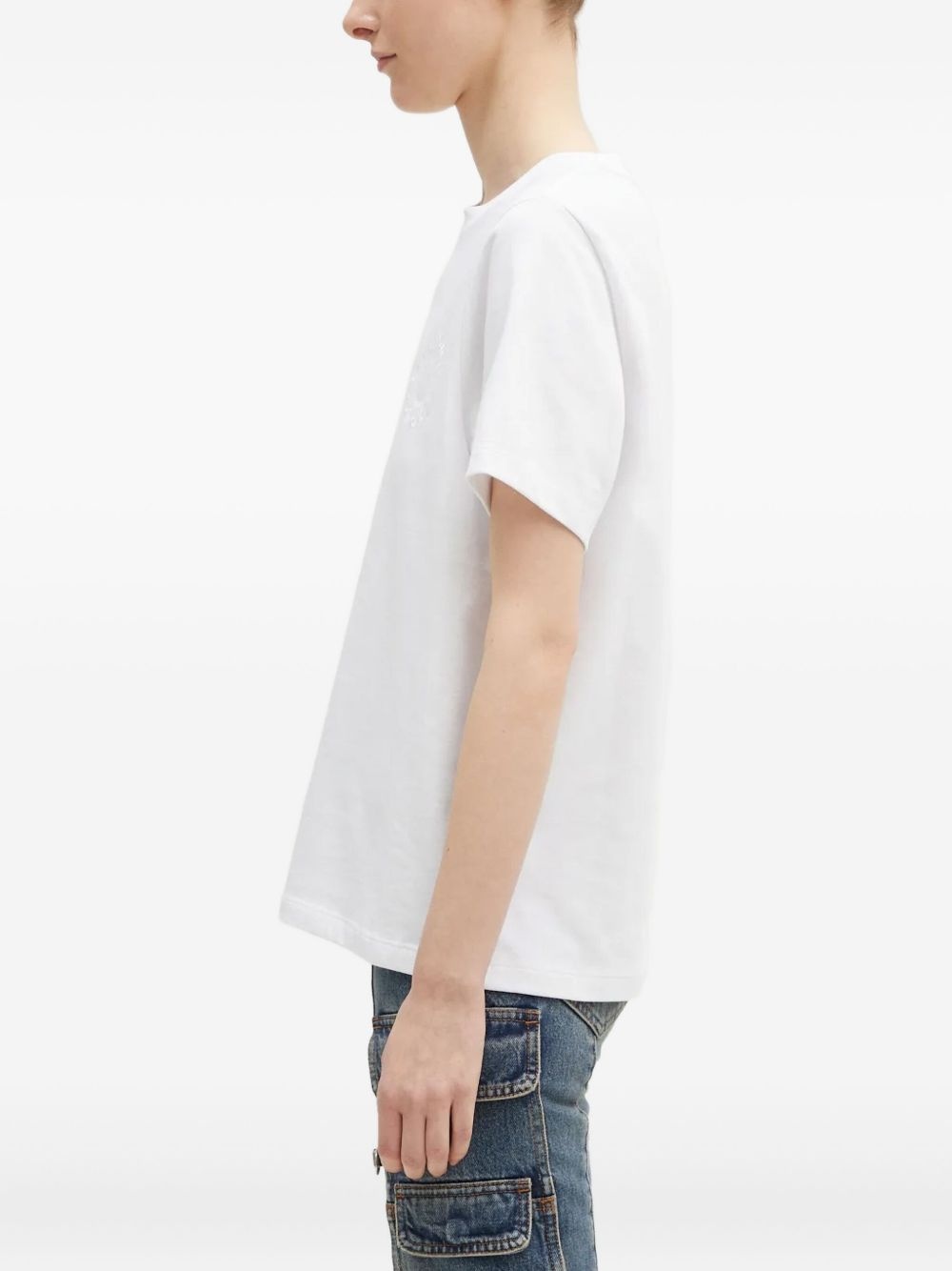 embossed logo T-shirt - 3