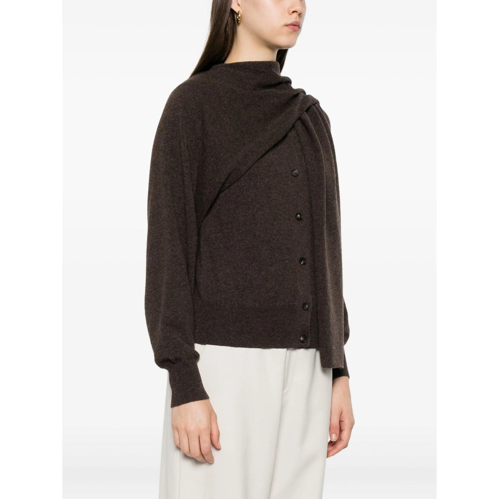 Ferragamo Brown Knitwear - Cardigans Women - 3