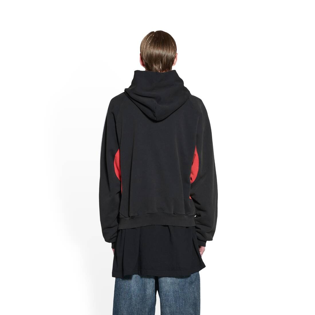 Men's Balenciaga / Adidas Hoodie Small Fit in Black - 4