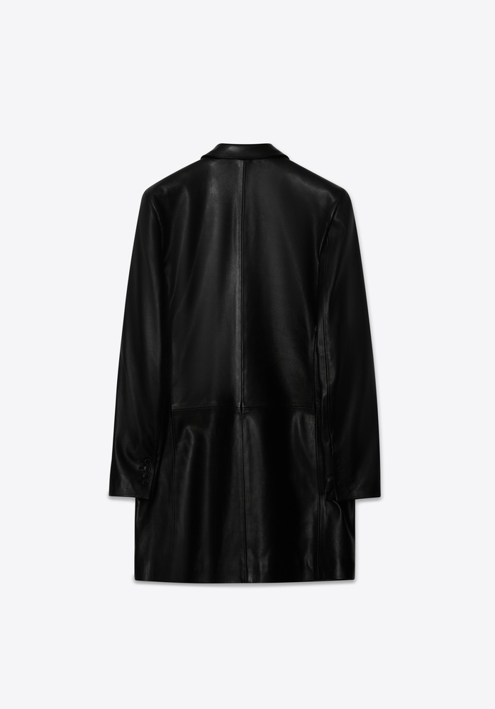 LEATHER BLAZER 88 BLACK - 4