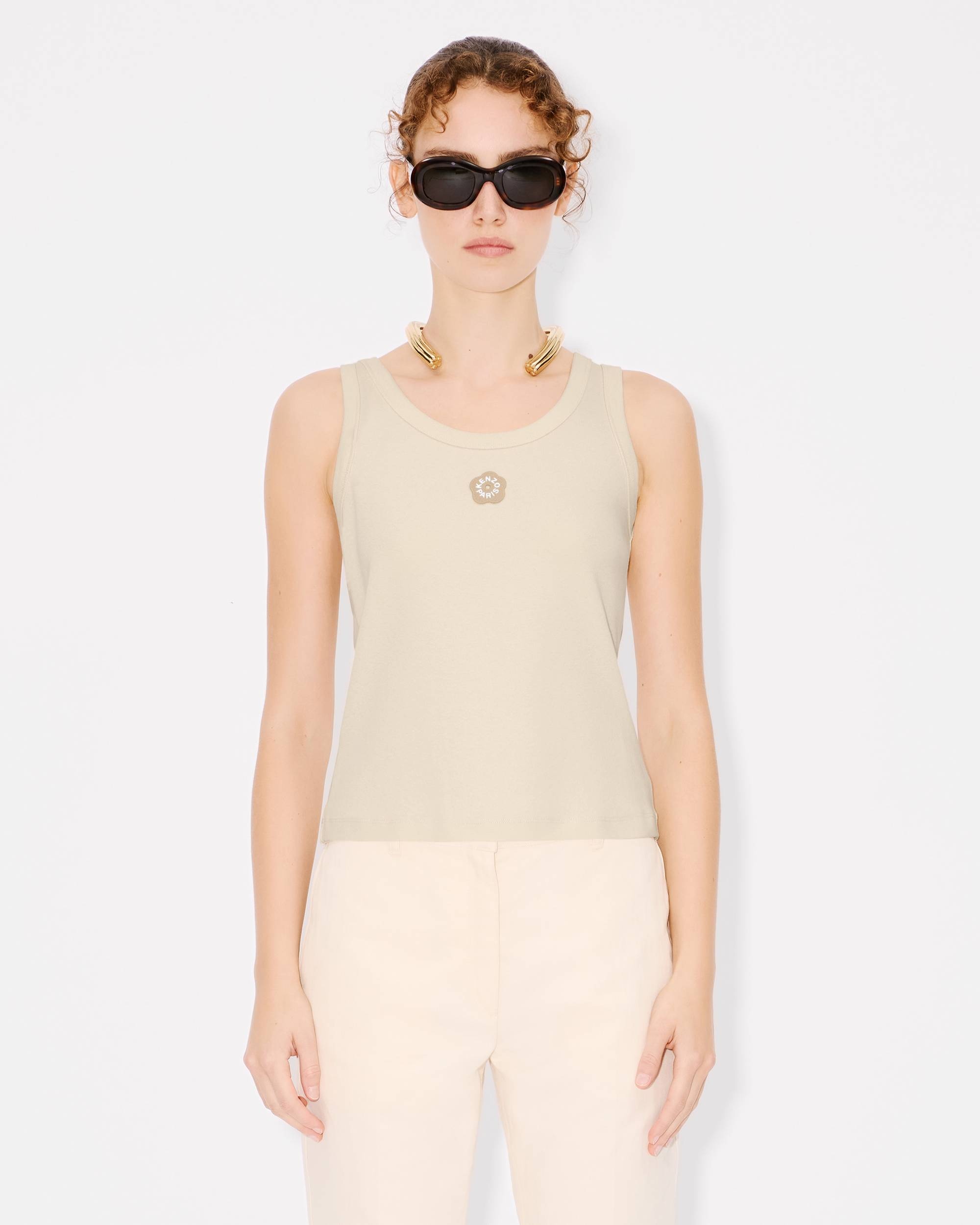'Boke Flower 2.0' rib tank top - 3