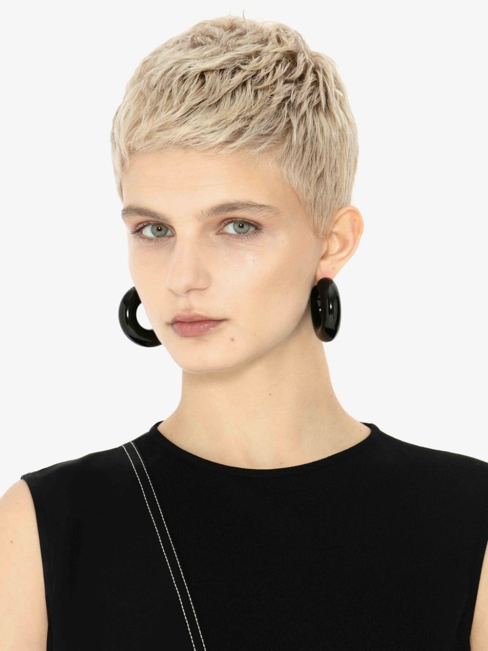 BUMPER-TUBE HOOP EARRINGS - 2