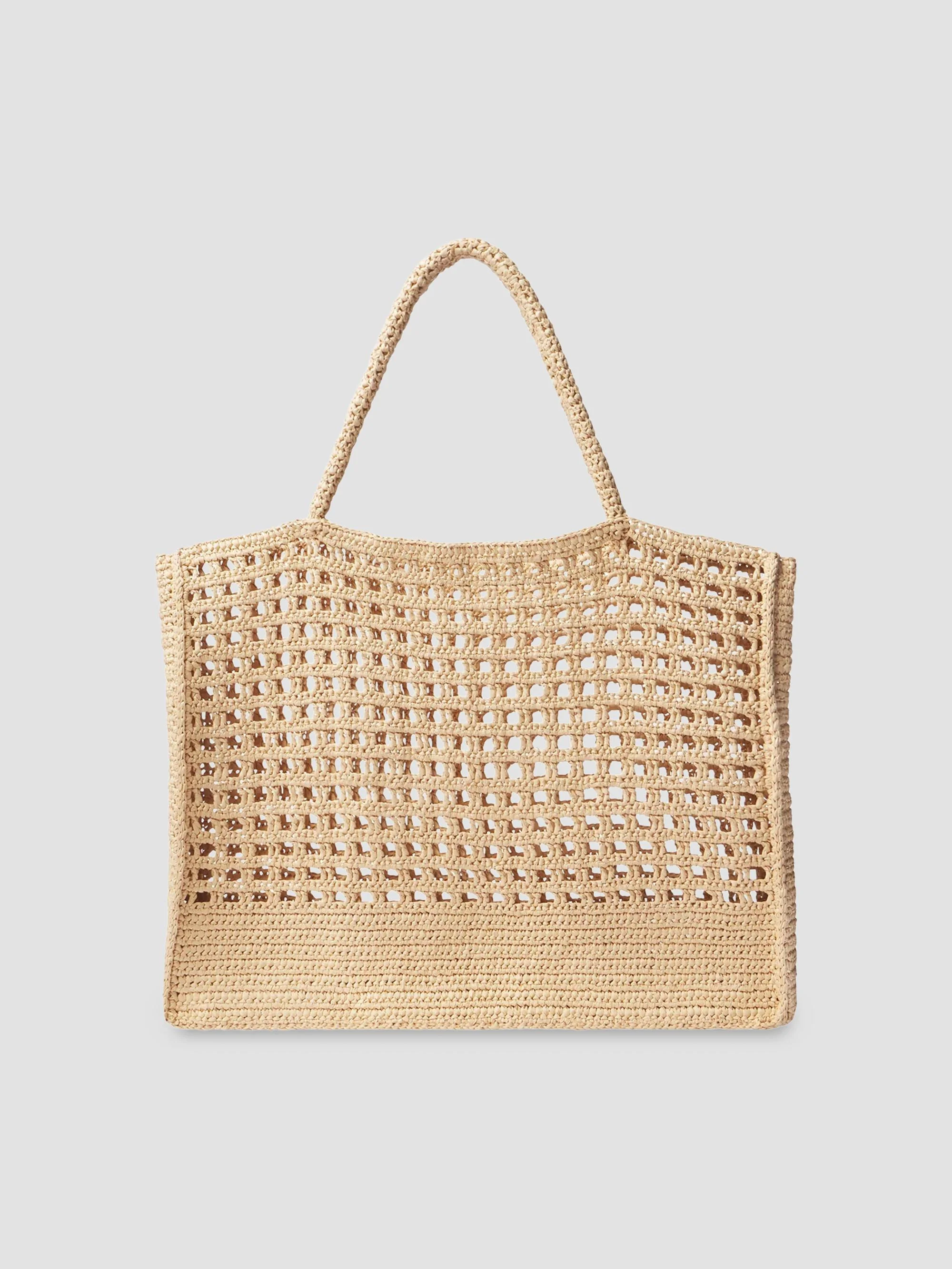 A. L.C. Women's Lucy Woven Paper Yarn Tote Bag - Desert Palm - 1