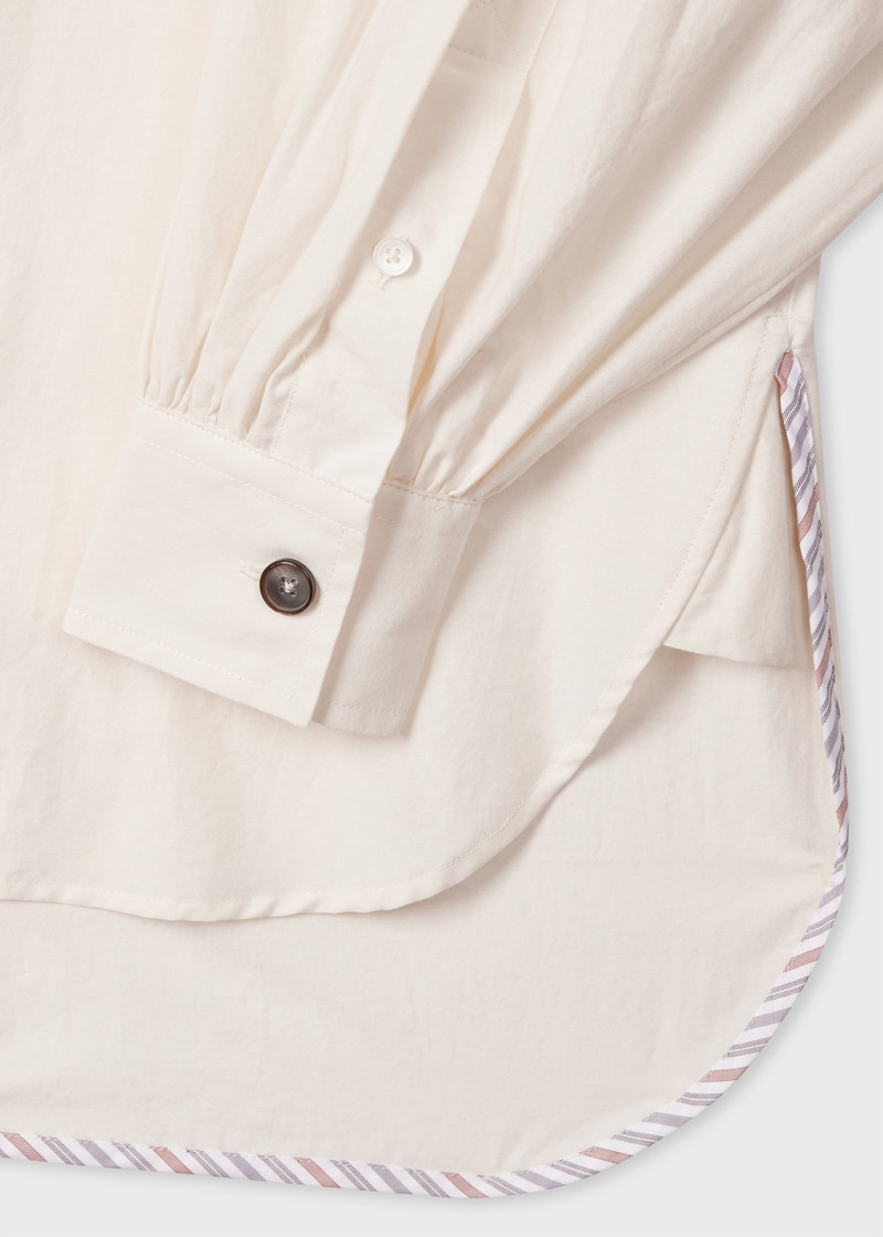 Paul Smith Women's Ecru Oversized Shirt outlook