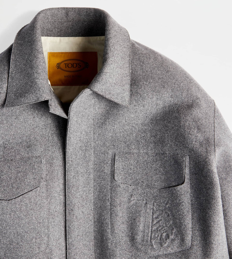 TOD'S OVER SHIRT - GREY 6