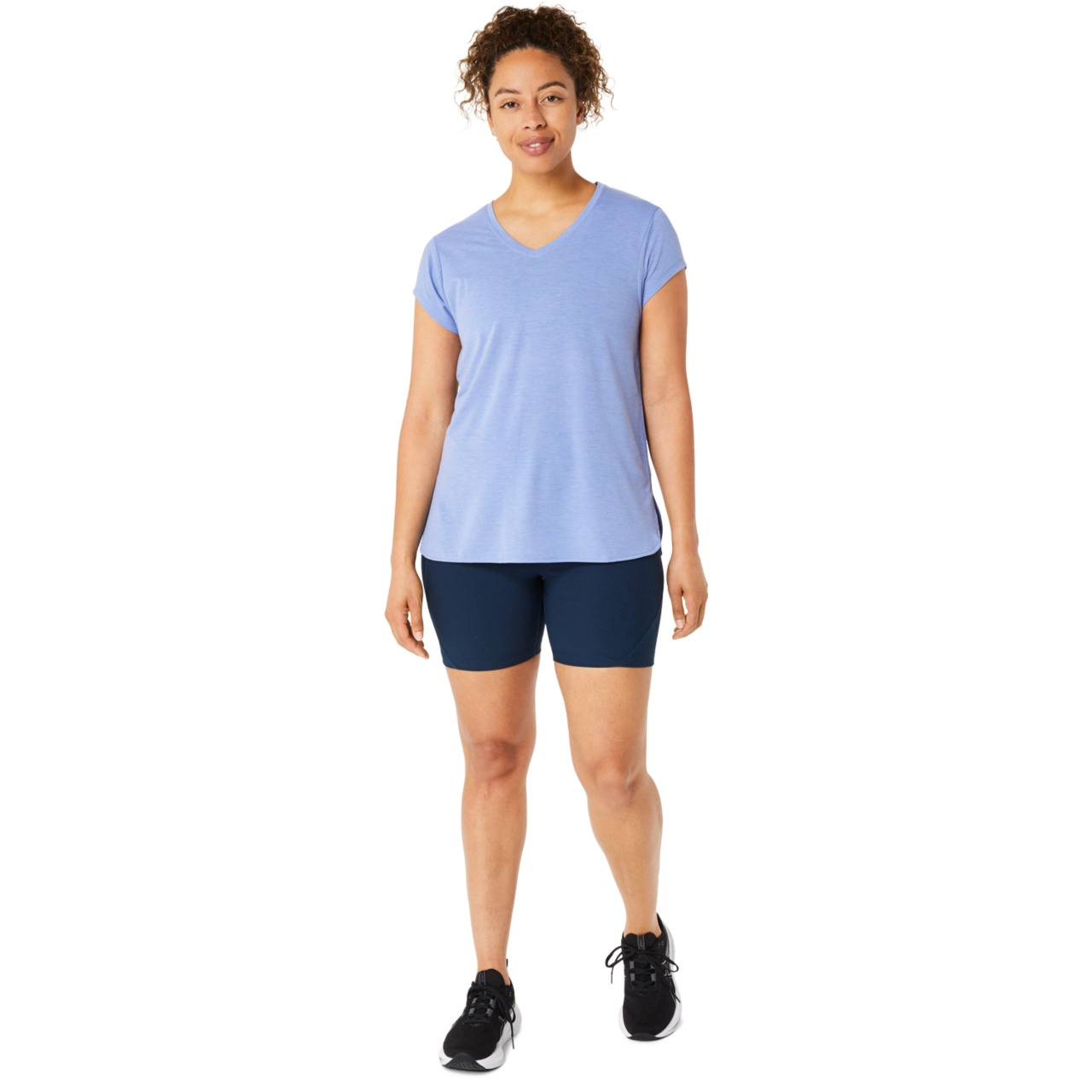 WOMEN'S HEATHER VNECK TOP - 5