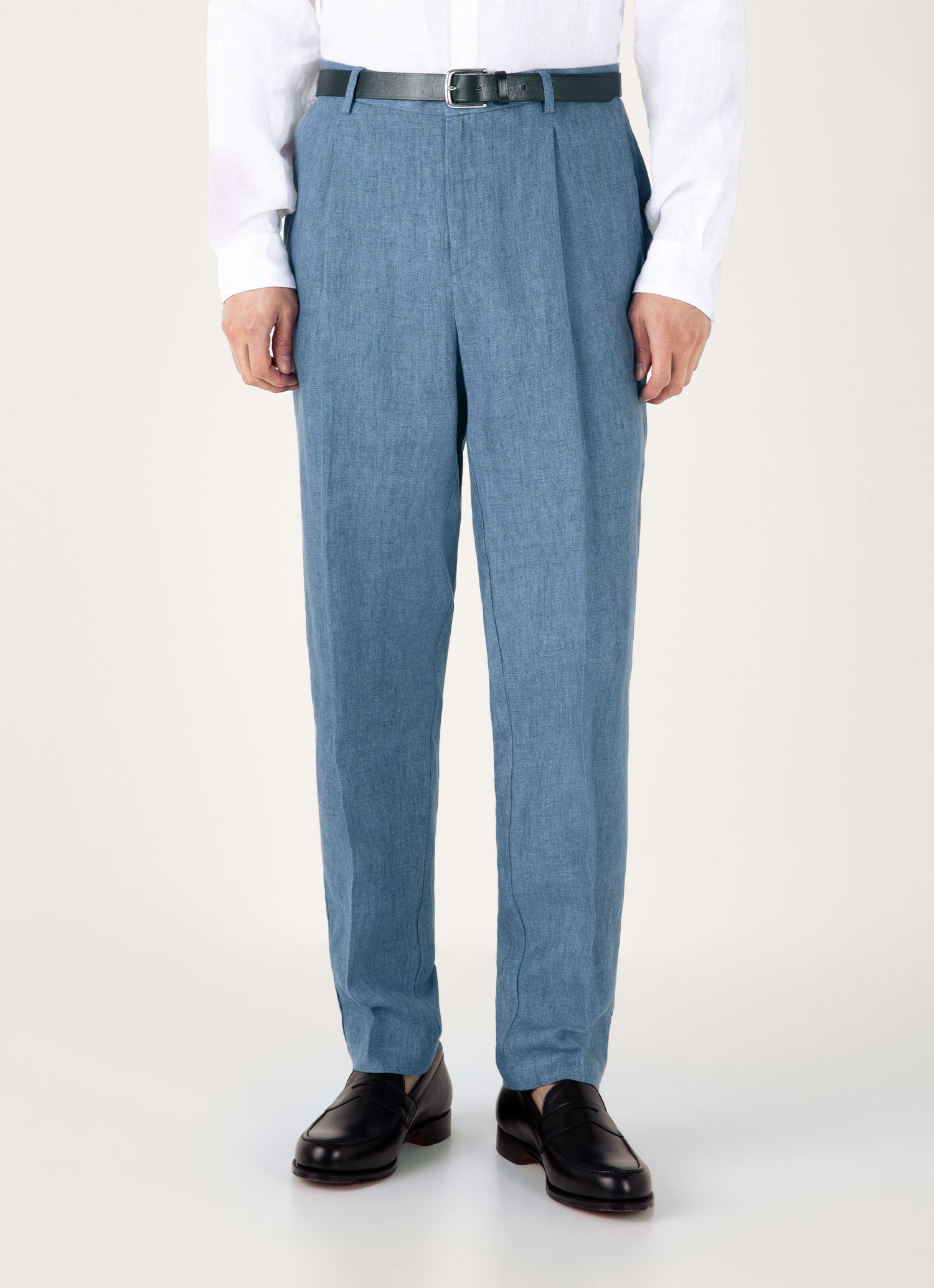 Pleated Linen Trouser - 2