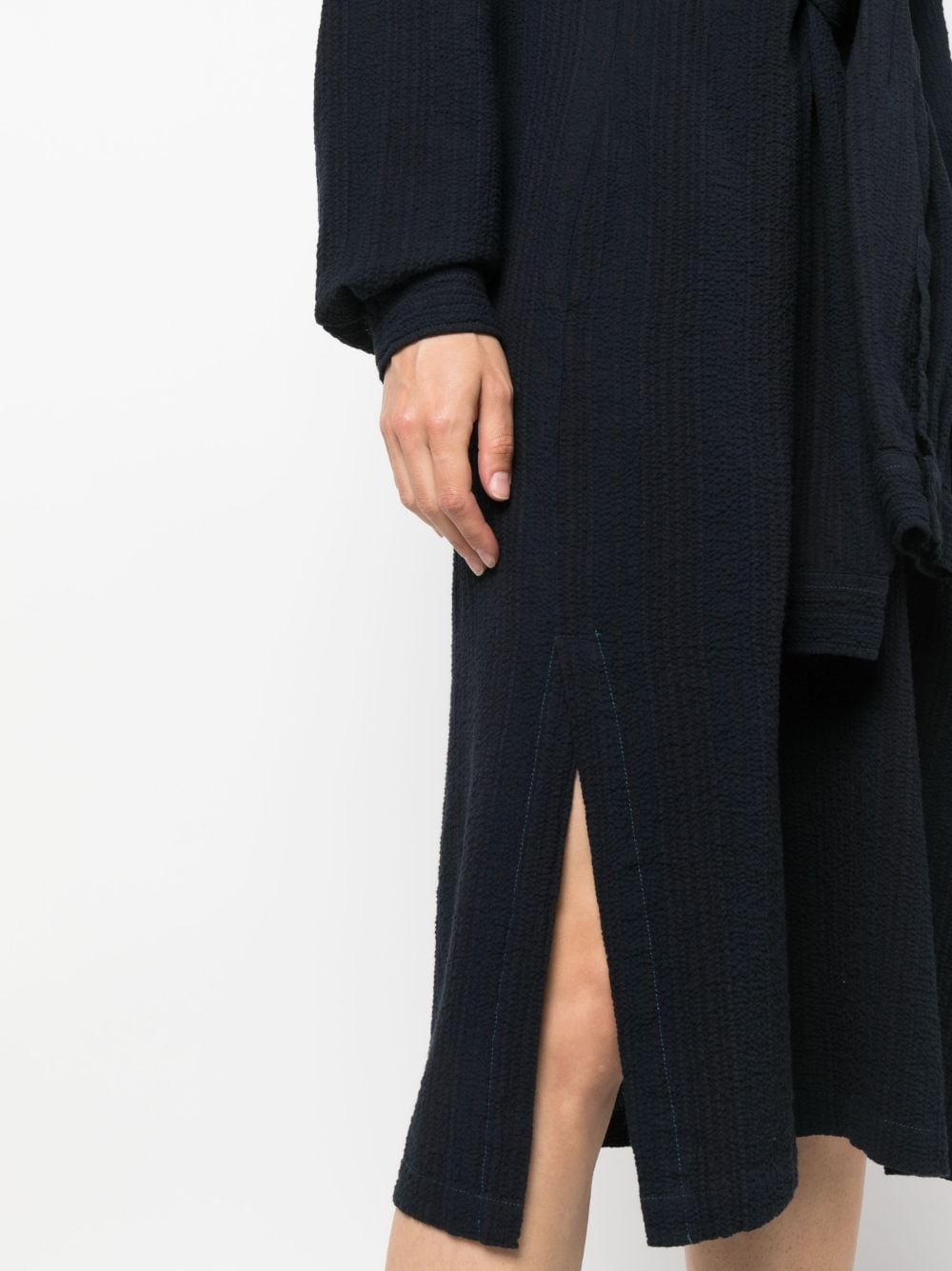 spread-collar shirtdress - 5