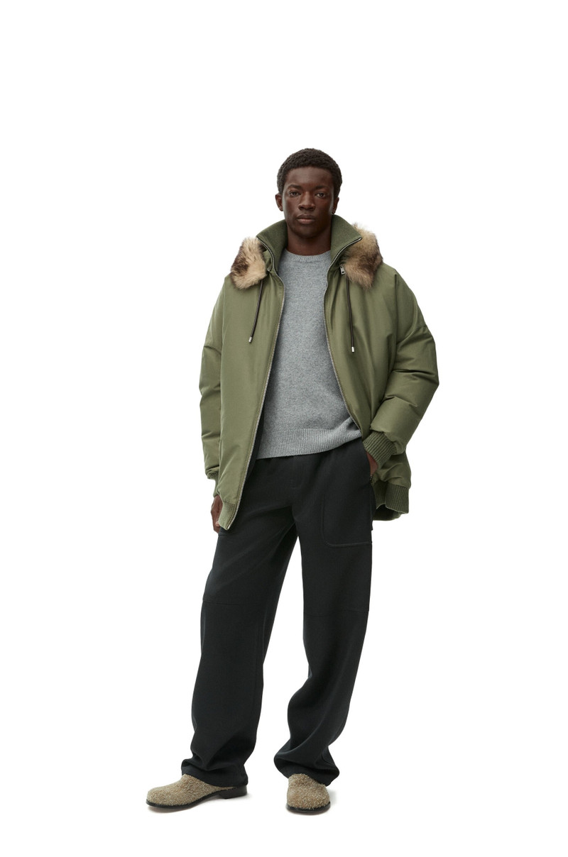 Loewe Puffer coat in technical cotton outlook