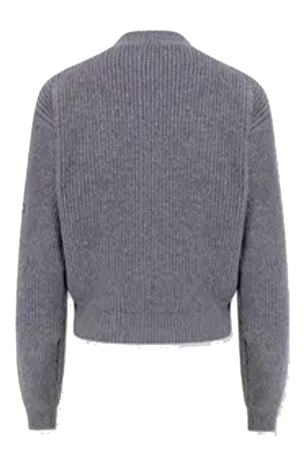 PATCH CROPPED SWEATER - 2
