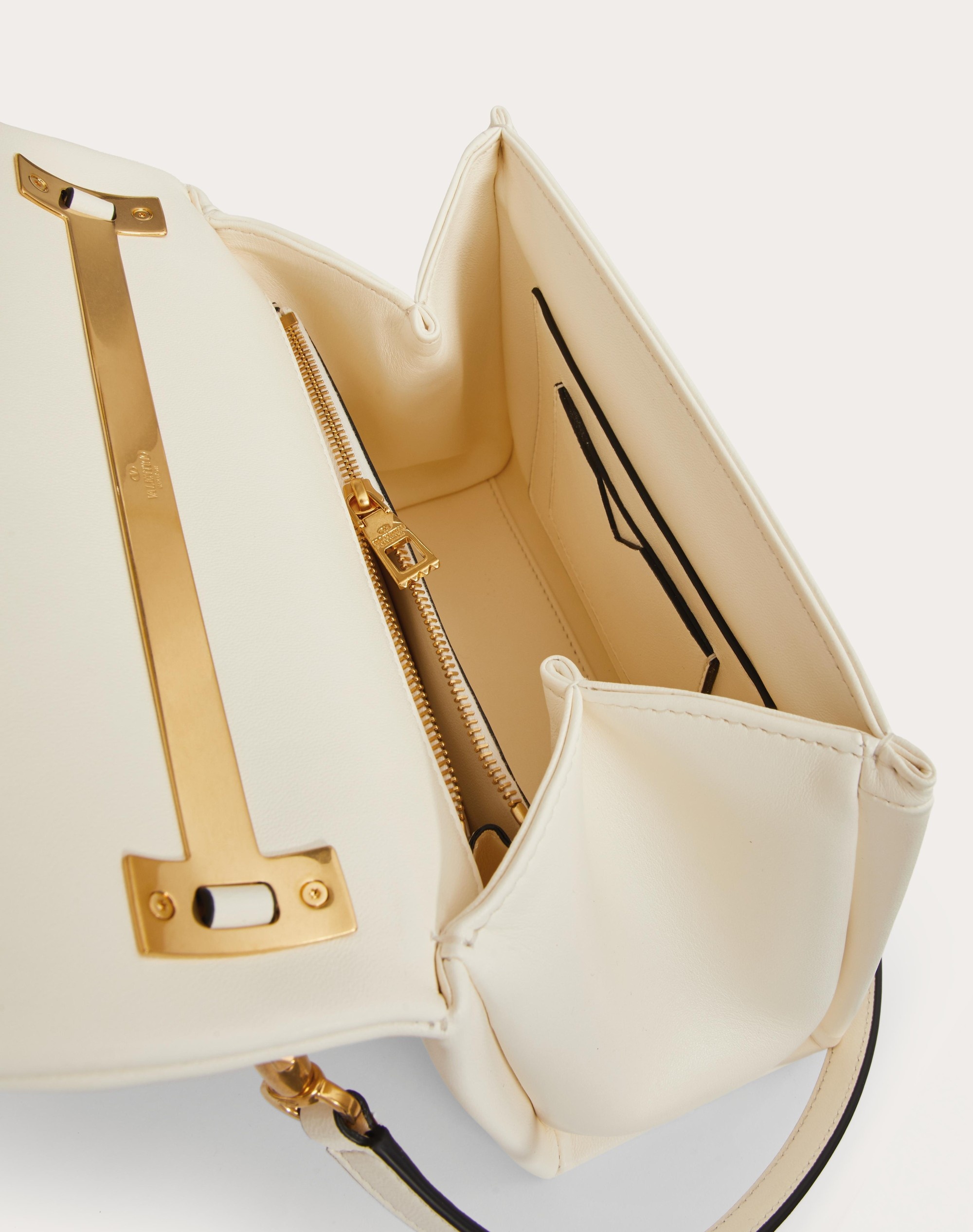 SMALL ONE STUD HANDBAG IN NAPPA LEATHER - 4