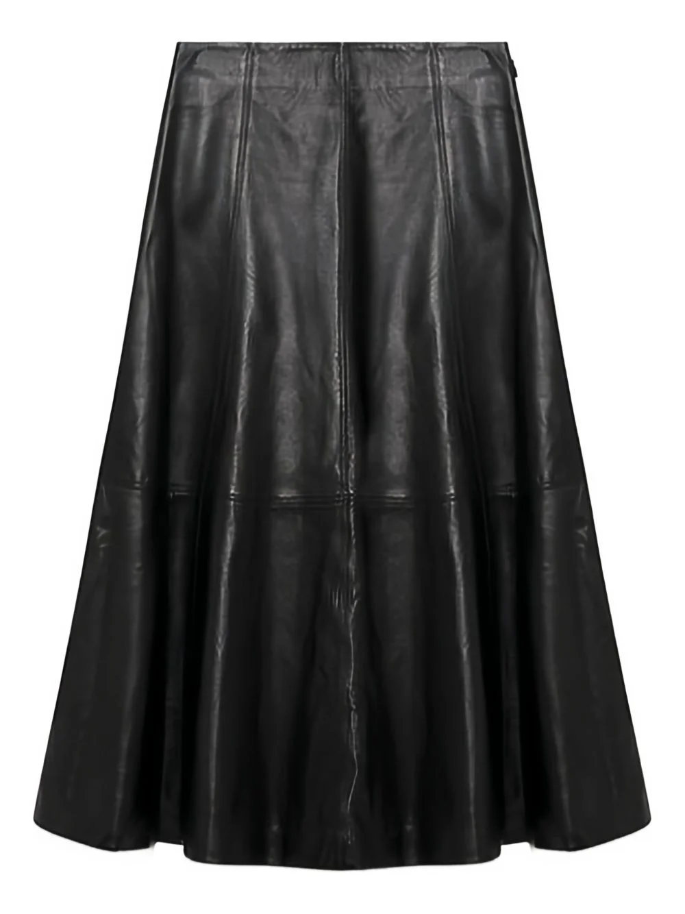 Ryma leather midi skirt - 1