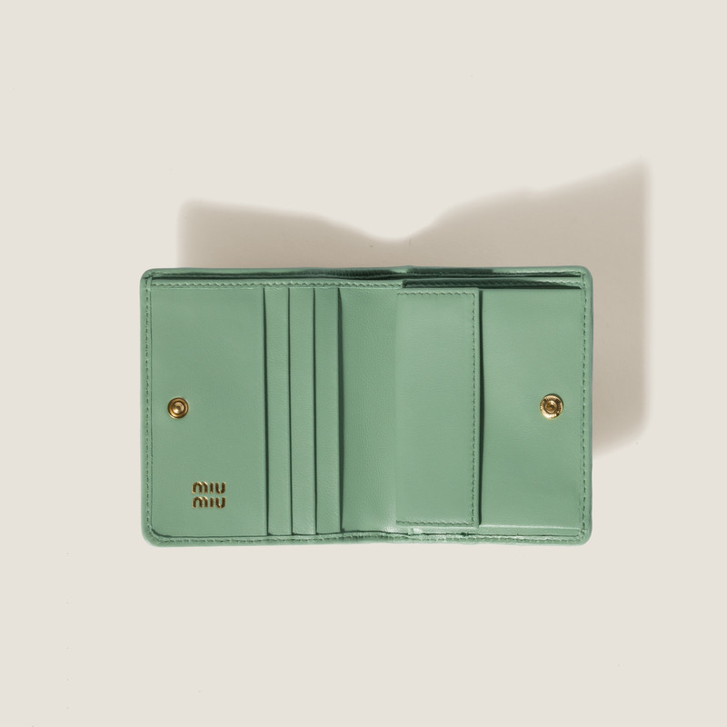 Miu Miu Small matelassé nappa leather wallet outlook