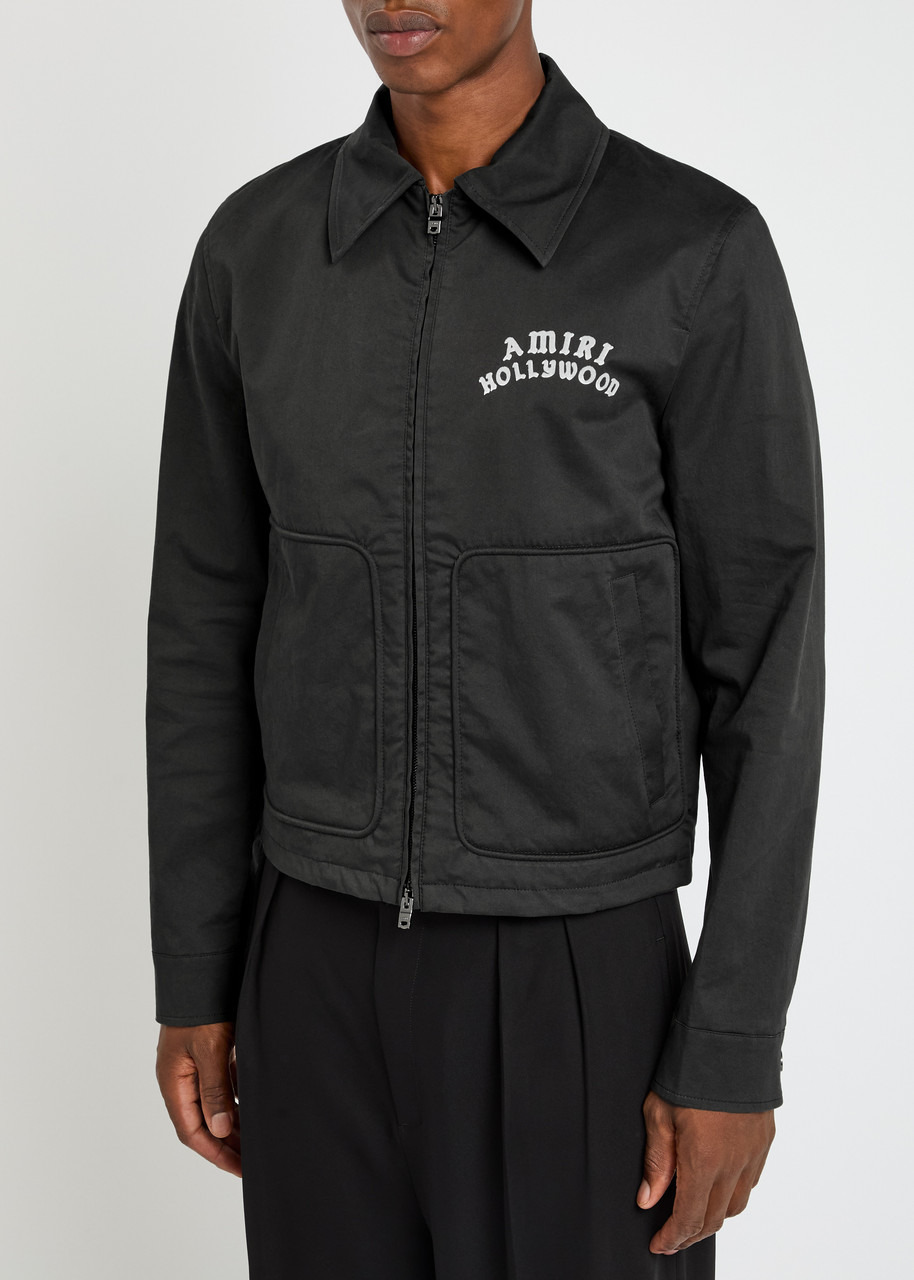 Amiri Hollywood Appliquéd Cotton-blend Jacket - 2