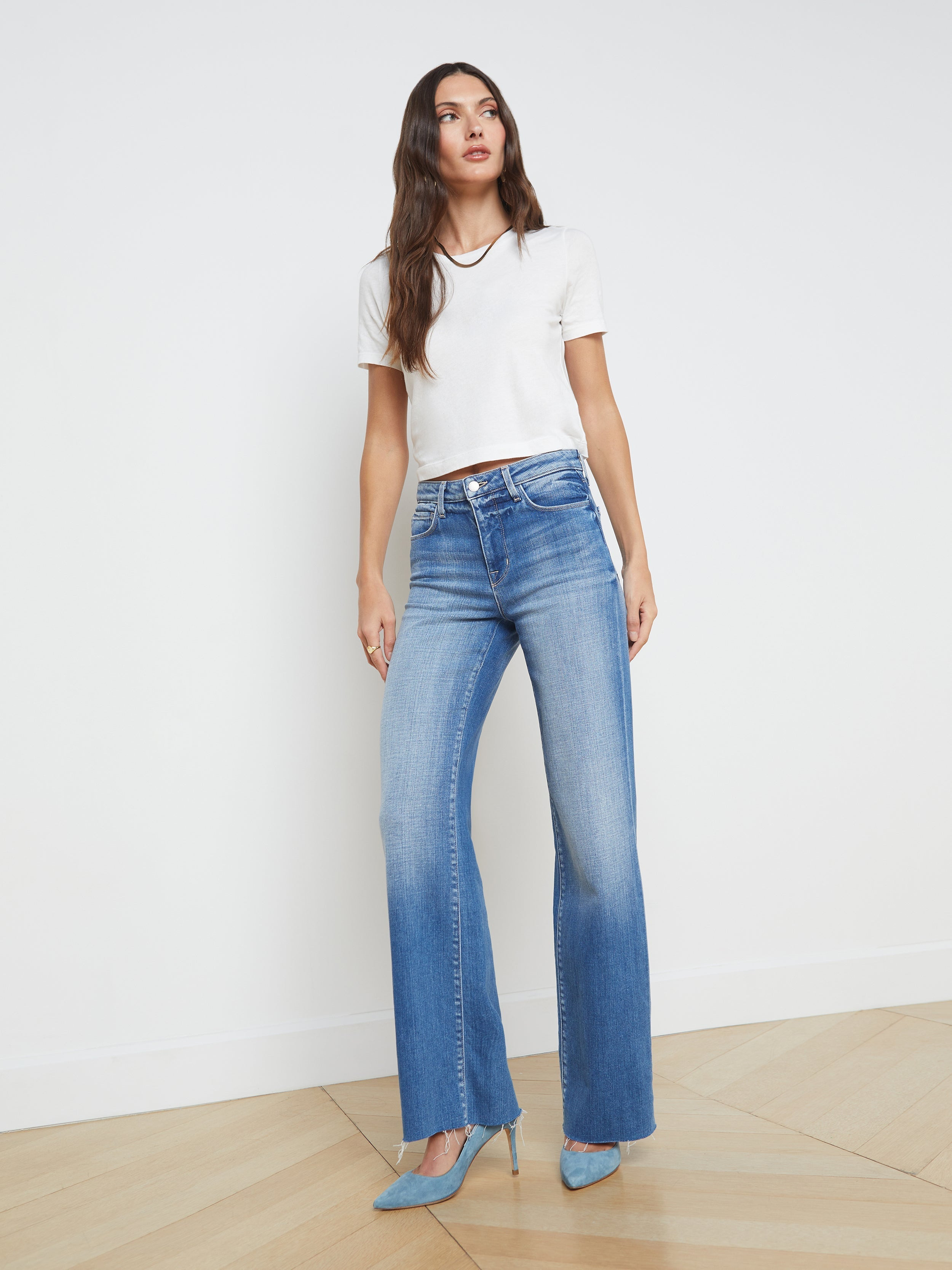 Donna Cotton Cropped Tee - 3