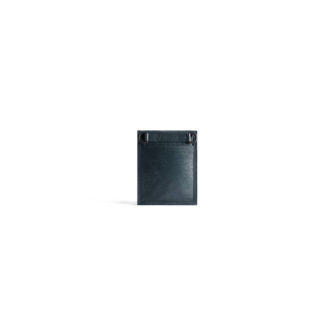 Men's Explorer Small Pouch With Strap  in Dark Blue - 4