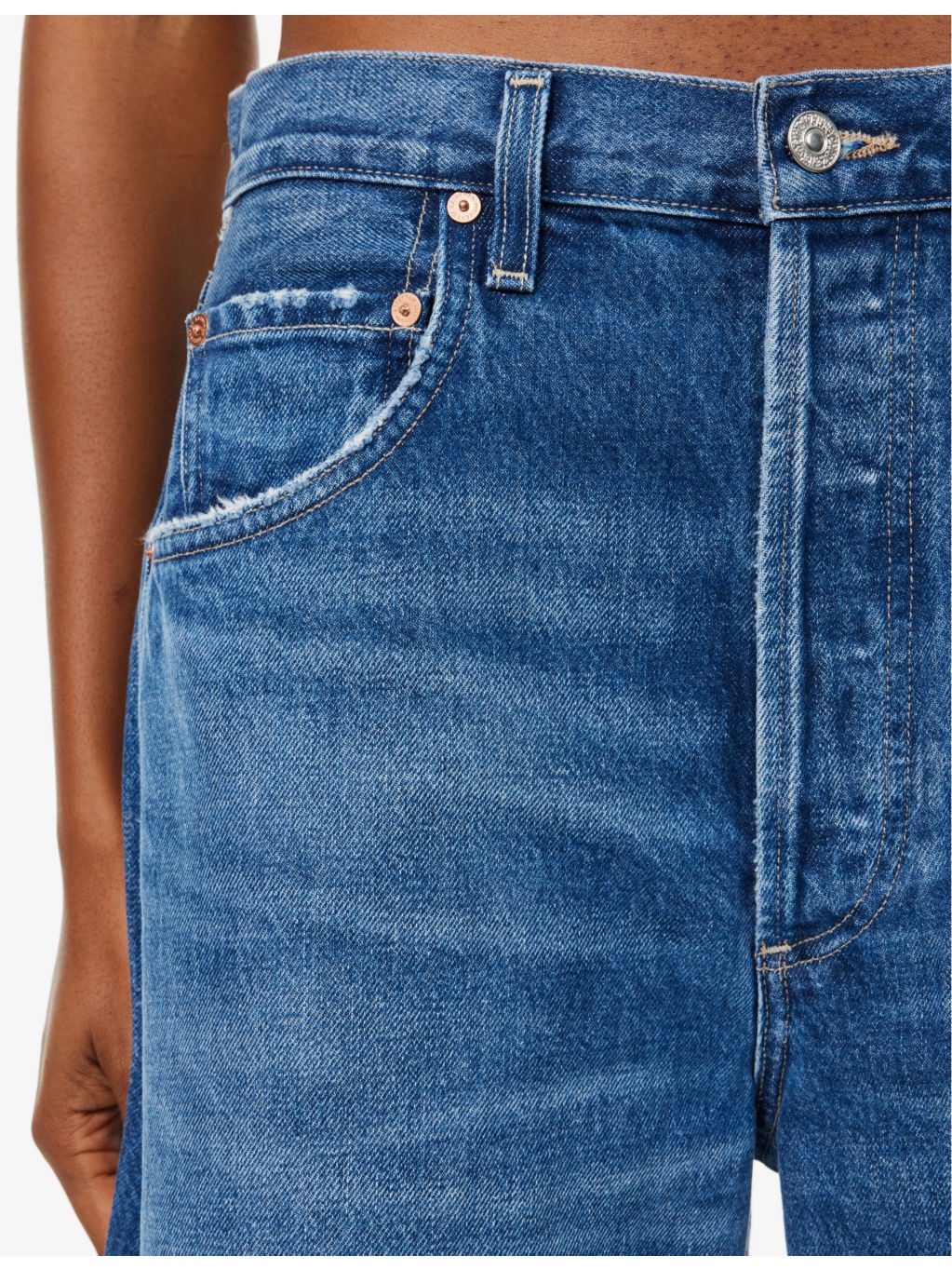 Horseshoe exaggerated barrel-leg organic-cotton jeans - 5