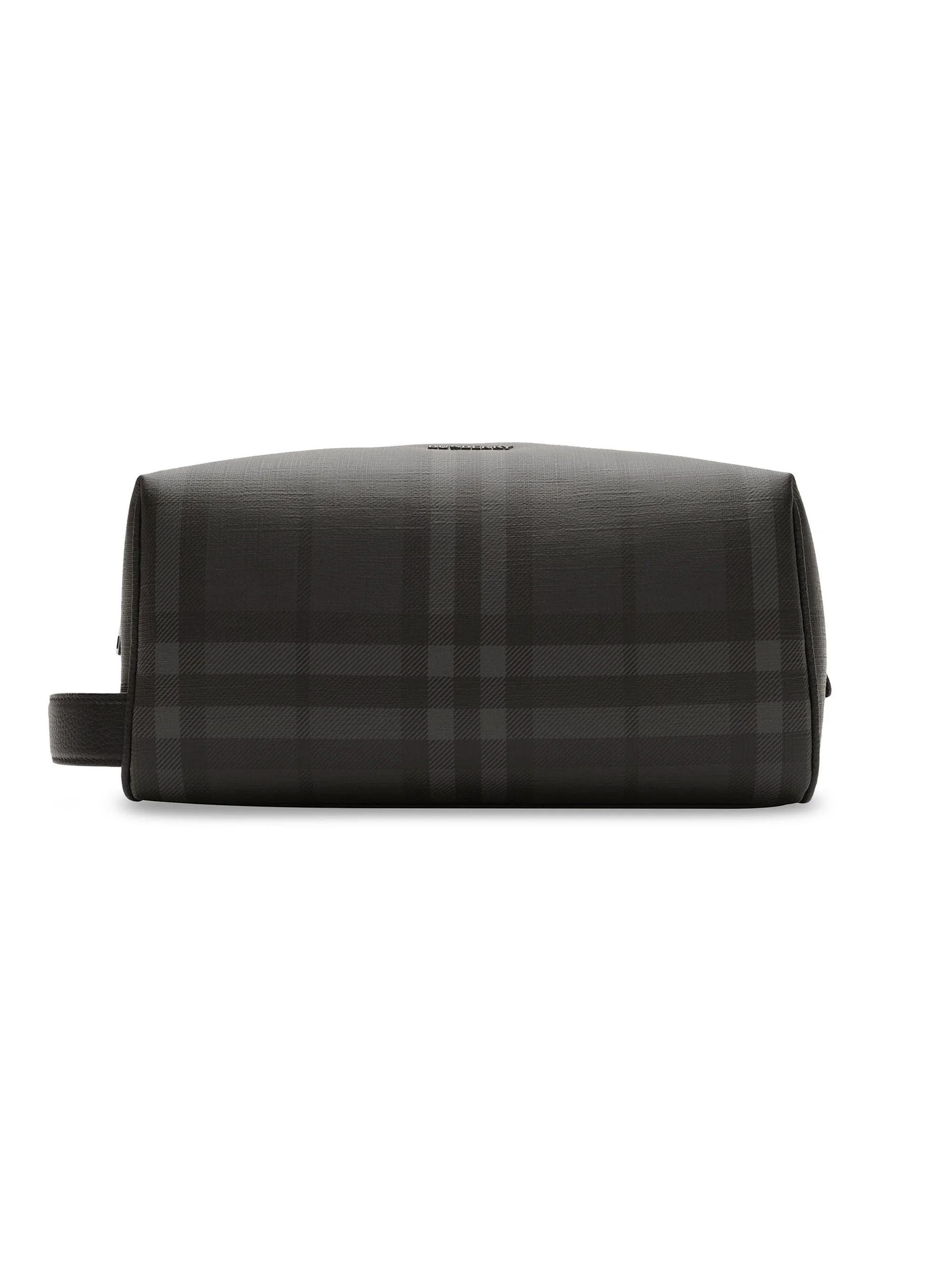 Men's City Check Travel Wash Bag - Iron - 1