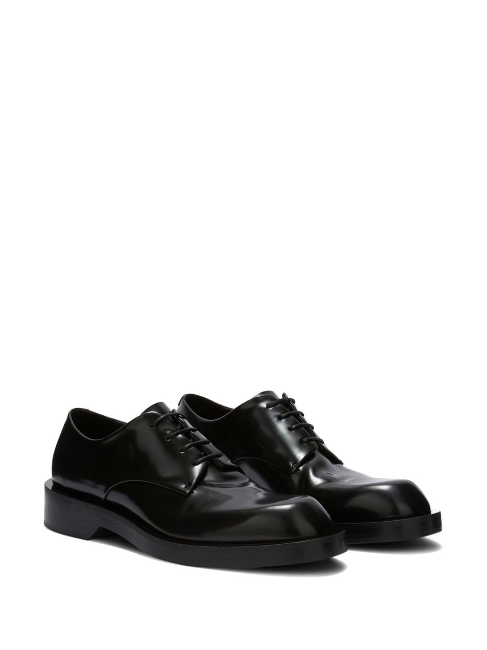 leather lace-up shoes - 2