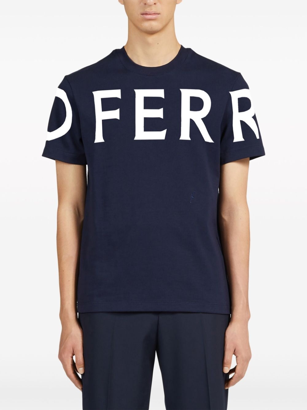logo-print cotton T-shirt - 2