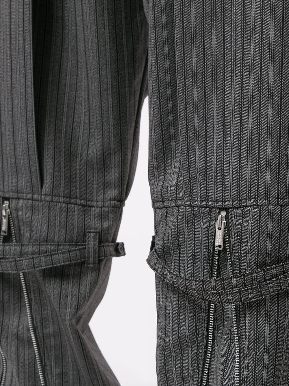 pinstriped tailored trousers - 5