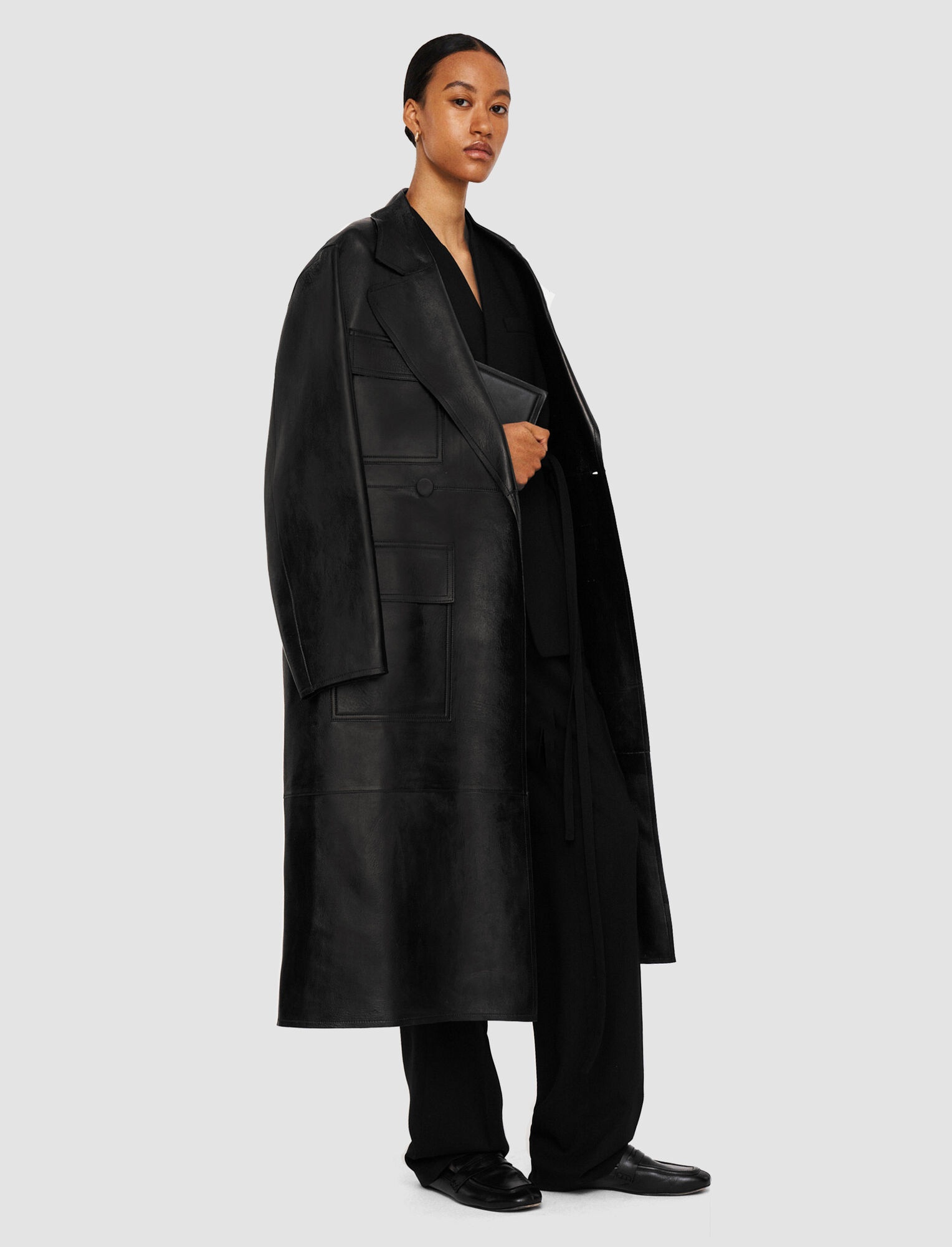 Octave Bonded Leather Coat - 2