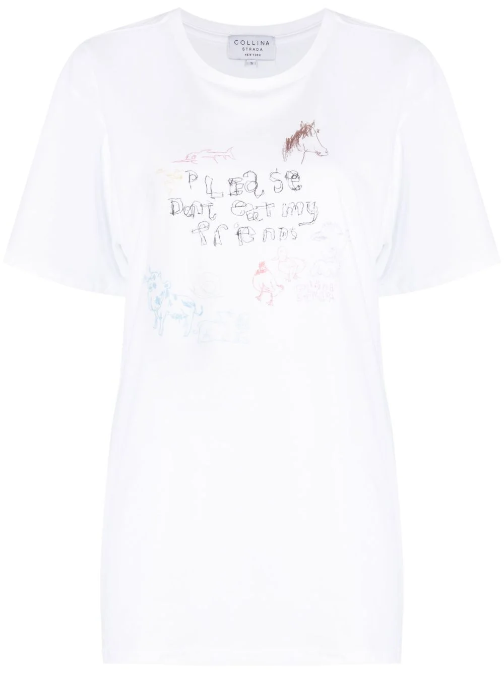 graphic-print organic cotton T-shirt - 1