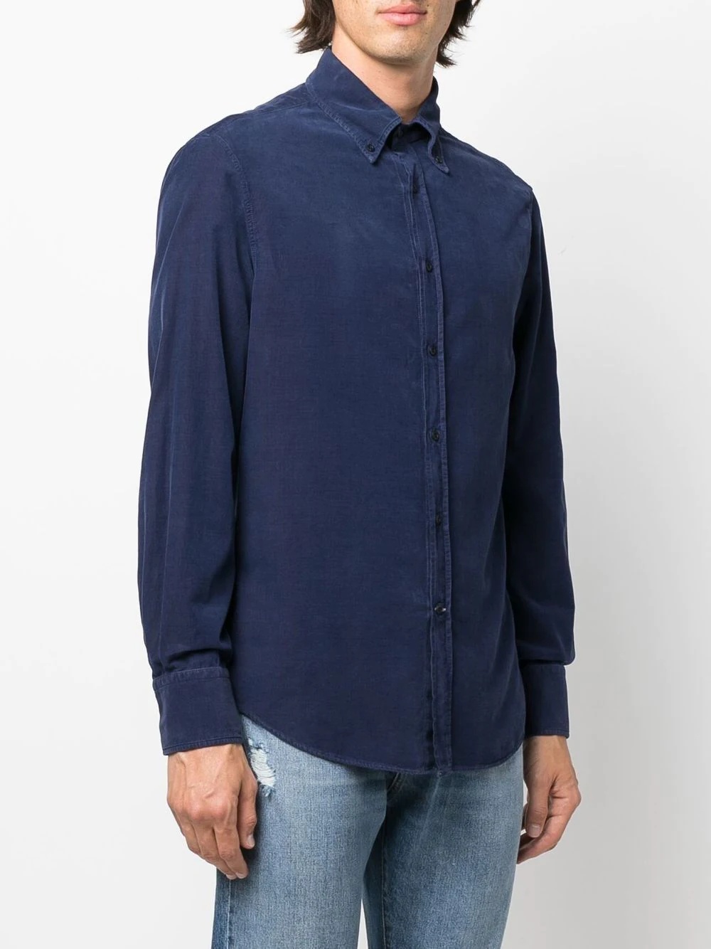 corduroy long-sleeve shirt - 3