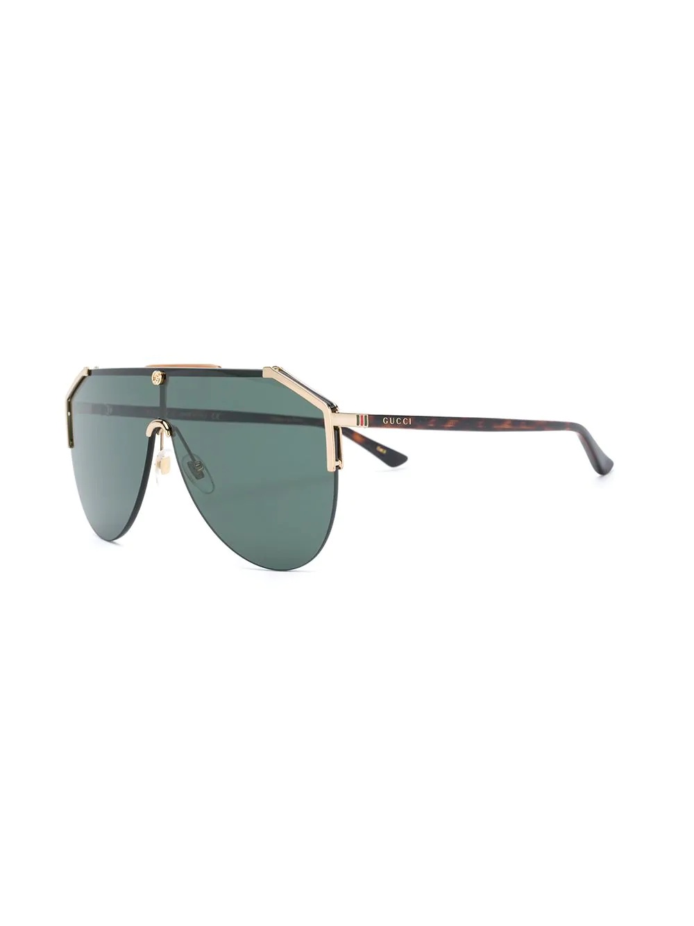 tinted aviator-frame sunglasses - 2